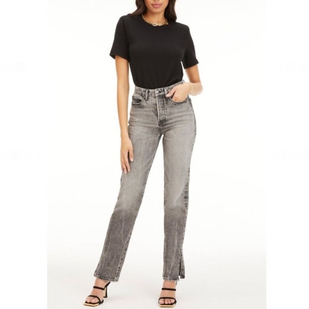 Good American GOOD BOY curvy straight denim jeans - Picture 2 of 11